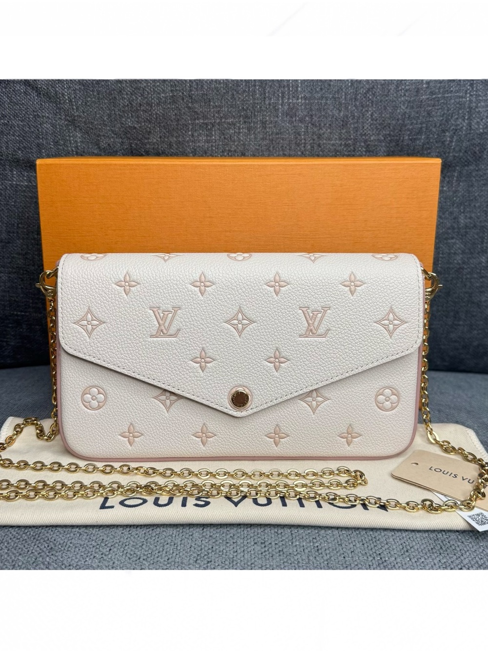 Louis Vuitton pochette Felicie monogram bicolor EDEN limited edition